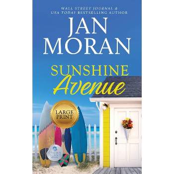 Sunshine Avenue - (Crown Island) Large Print by  Jan Moran (Hardcover)