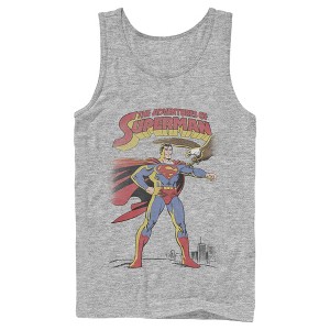 Men's Superman Patriotic Adventures Tank Top - 1 of 4