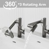 ALEXOUN Grey Bathroom Sink Faucet with Spray Function and Temperature Display for Anti-Skid Switch and Hot & Cold and 360° Rotary - 2 of 4