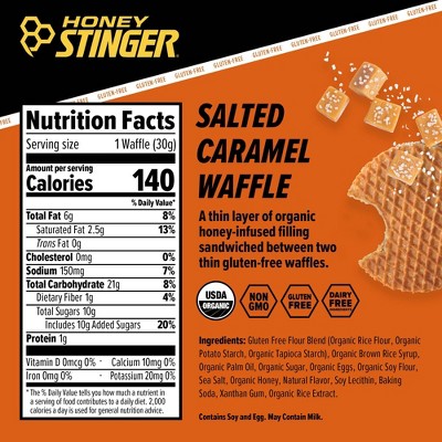 Honey Stinger Organic Gluten Free Salted Caramel Waffle - 1pk