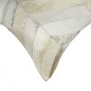 12 X 20  Chevron Cowhide Throw Pillow - 4 of 4