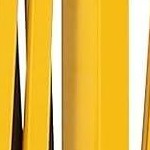 23ft basic mobile barrier | with 6 wheels / yellow-black