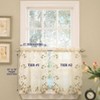 Rosemary Linen Embroidered Kitchen Curtains by Sweet Home Collection® - image 2 of 3