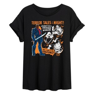 Women's - Marvel - Blade Terror Tales Oversized Graphic T-Shirt - 1 of 4