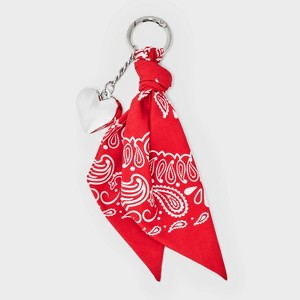 Bandana and Heart Bag Charm - Universal Thread™ - 1 of 2
