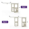 Aheaplus 132" Modular Closet System with Adjustable Shelves and Drawers, Wall-mounted Space-Saving Closet Organizer with Hanging Rods - 3 of 4