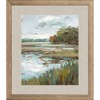 HomeRoots Riverside View Watercolor Waterscape Distressed Frame Wall Art - 4 of 4