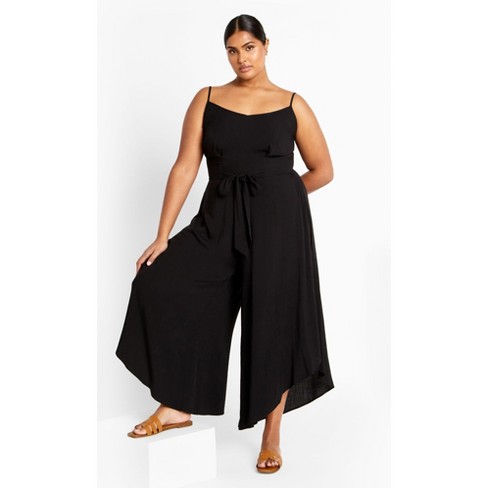 CITY CHIC Women s Plus Size Sara Jumpsuit black 16W