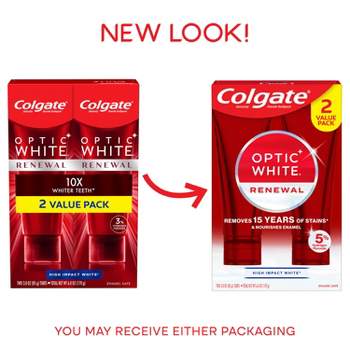 Colgate Renewal High Impact White 5% HP Toothpaste - 3oz/2pk