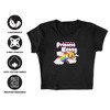South Park Princess Kenny Women's Cap Sleeve Baby Rib Crop Top Black - 4 of 4