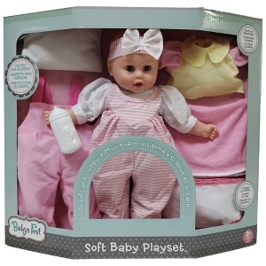 Goldberger Baby's First 16" Soft Baby Doll Playset - 1 of 4