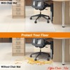 Office Chair Mat for Carpet Floors, 36'' x 48'' /45'' x 53'' Computer Desk Chair Mat for Carpeted Floors, Easy Rolling - 4 of 4
