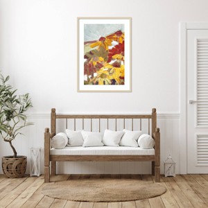 Amanti Art Checking in I by Rea Kelly Wood Framed Wall Art Print - 1 of 4