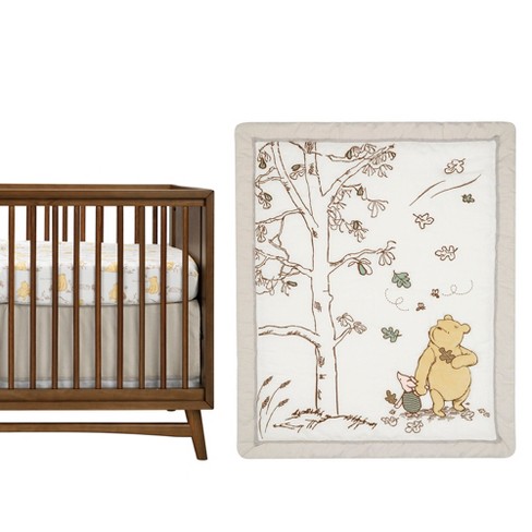 White Lambs & Ivy Disney Baby Storytime Pooh Ultra Soft Baby Blanket 