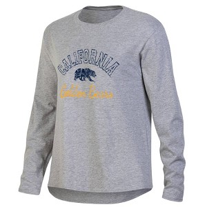 NCAA Cal Golden Bears Women's Gray Long Sleeve T-Shirt - 1 of 3