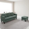TUYOHW L-Shaped Sectional Sofa,Small Space Corduroy 4-Seat Couch with Memory Foam for Living Rooms & Apartments - 4 of 4