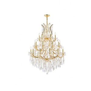 Elegant Lighting Maria Theresa 28 - Light Chandelier in  Gold - 1 of 3