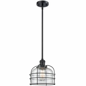Bell Cage - 1 Light Mini Pendant In Traditional Style-10 Inches Tall and 9 Inches Wide - 1 of 1