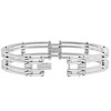 Pompeii3 Men's Steel Single tone 13.5mm Link Flexible Clasp  8.5 " Bracelet - image 2 of 3