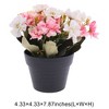 Unique Bargains Artificial Plants Autumn Cherry Blossoms Plastic 4.33"x4.33"x7.87" 1 Pcs - 3 of 4