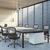 TiramisuBest Ergonomic Office Chair Home Desk Mesh Chair with Fixed Armrest Executive Computer Chair with Soft Foam Seat Cushion, Modular Se - 3 of 4