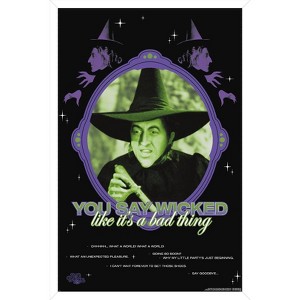 Trends International The Wizard Of Oz - You Say Wicked Framed Wall Poster Prints - 1 of 4