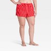 Women's Flannel Pajama Shorts - Auden™ - 4 of 4