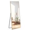 PAGED 71"x31.4" Rectangle Full Length Mirror,4th Generation Leaning Floor Full Body Mirror with Solid Wood Frame,Suitable for Bedroom,Cloakroom - 4 of 4