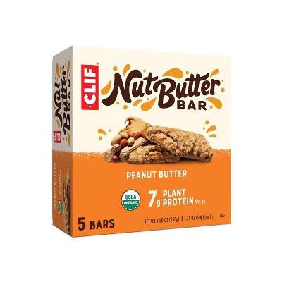 CLIF Nut Butter Bar - Peanut Butter Energy Bars - 8.8oz/5ct