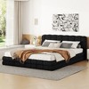 NicBex Queen Upholstered Bed Frame with Velvet Tufted Headboard,Platform Bed Frame with Wood Slats Support,No Box Spring Needed,Easy Assembly - 3 of 4
