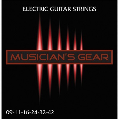 Musician's Gear Electric 9 Nickel Plated Steel Guitar Strings