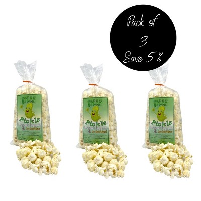 Gold Dust Kettle Corn 2 oz Dill Pickle Popcorn - Pack of 3