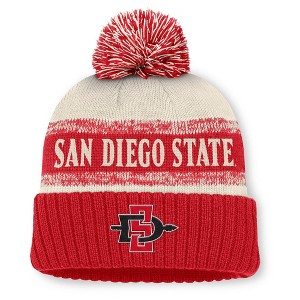 NCAA San Diego State Aztecs Cuffed Pom Beanie - 1 of 2