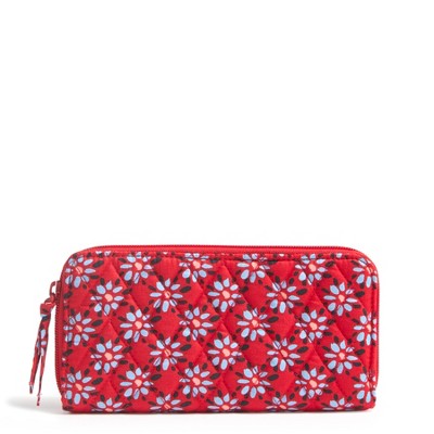 Vera Bradley Women's Outlet Cotton Essential Continental Wallet