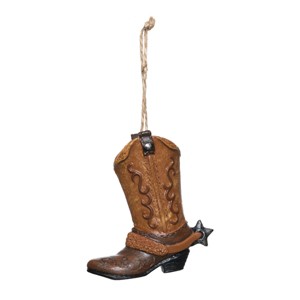 Gallerie II Cowboy Boot With spur Ornament - 1 of 3