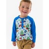 RuggedButts Boys Long Sleeve Raglan Henley Tee - 3 of 4