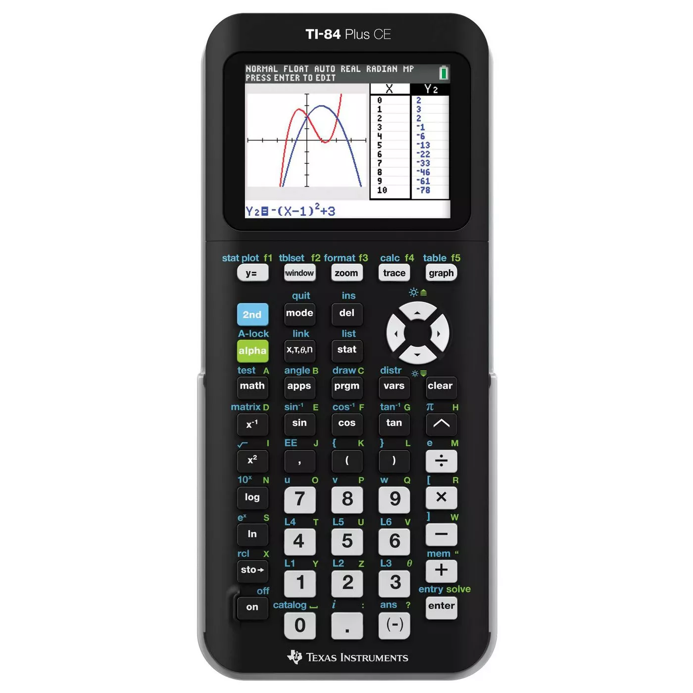 Texas Instruments 84+CE Graphing Calculator - Black - image 1 of 4
