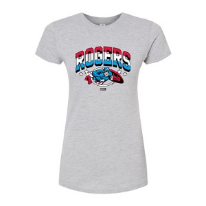 Women's - Marvel - Captain America Rogers Fitted Graphic T-Shirt - 1 of 2
