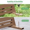 Dovelina Outdoor Freestanding Metal Privacy Screen Decorative Garden Fence - 4 of 4