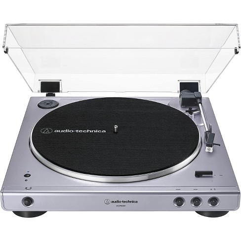 Audio-technica At-lp60xbt Fully Automatic Bluetooth Belt-drive Stereo  Turntable, Lilac (limited Edition) : Target