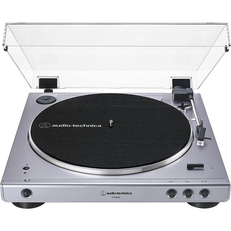 Audio-Technica AT-LP60XBT Fully Automatic Bluetooth Belt-Drive Stereo Turntable, Lilac (Limited Edition), 1 of 4