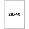 PosterPalooza | Classic Silver Picture Frame - UV Acrylic, Foam Board Backing, Hanging Hardware - 2 of 4