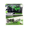 Kawasaki ZX-10R Ninja Motorcycle Green 1/12 Diecast Model by New Ray - image 3 of 3