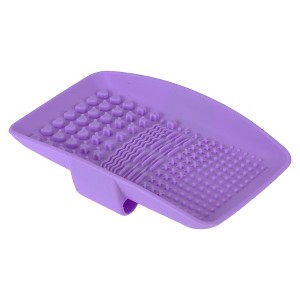 Unique Bargains Square Makeup Sponge Brush Cleaner 1 Pc - 1 of 4