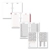 Two-Color Desk Calendar Refill, 3.5 x 6, White Sheets, 12-Month (Jan to Dec): 2025 - 2 of 3