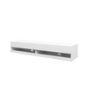 VYNXARIA 180 Wall Mounted Floating 80" TV Stand with 20 Color LEDs and Charging Station,white - 4 of 4