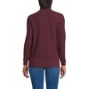 Lands' End Women's Long Sleeve Waffle Quarter Zip Pullover - 2 of 4