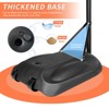 Vynxaria Adjustable Portable Basketball Hoop - 7.5 to 9.2ft for Indoor & Outdoor Play - 2 of 4