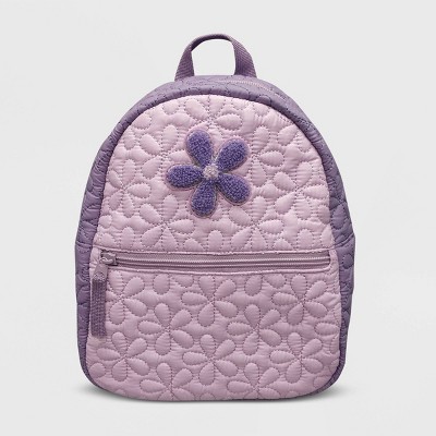 purple flower backpack