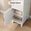 Nasitip Narrow Armoire Wardrobe Closet with 2 Doors,Cabinet with Hanging Rod,Adjustable Shelves for Bedroom, Clothes - 4 of 4